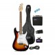 Kit Guitarra Elétrica Oqan QGE ST25SB